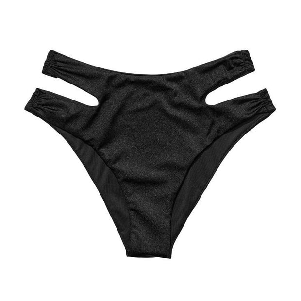 Wrap High-Waist Cheeky Bikini Bottom (7316507295896)